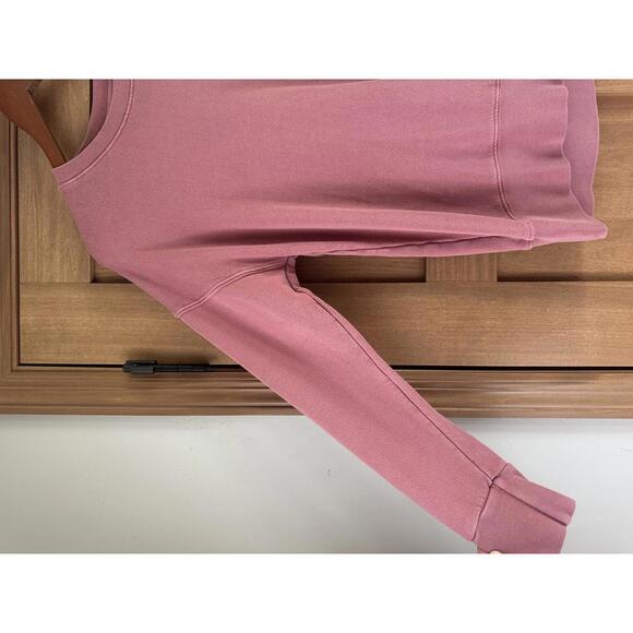 Sundry for Evereve Mauve “Love” Crew Neck Pullover w/ Side Zipper size XS/S (0) - Picture 2 of 11